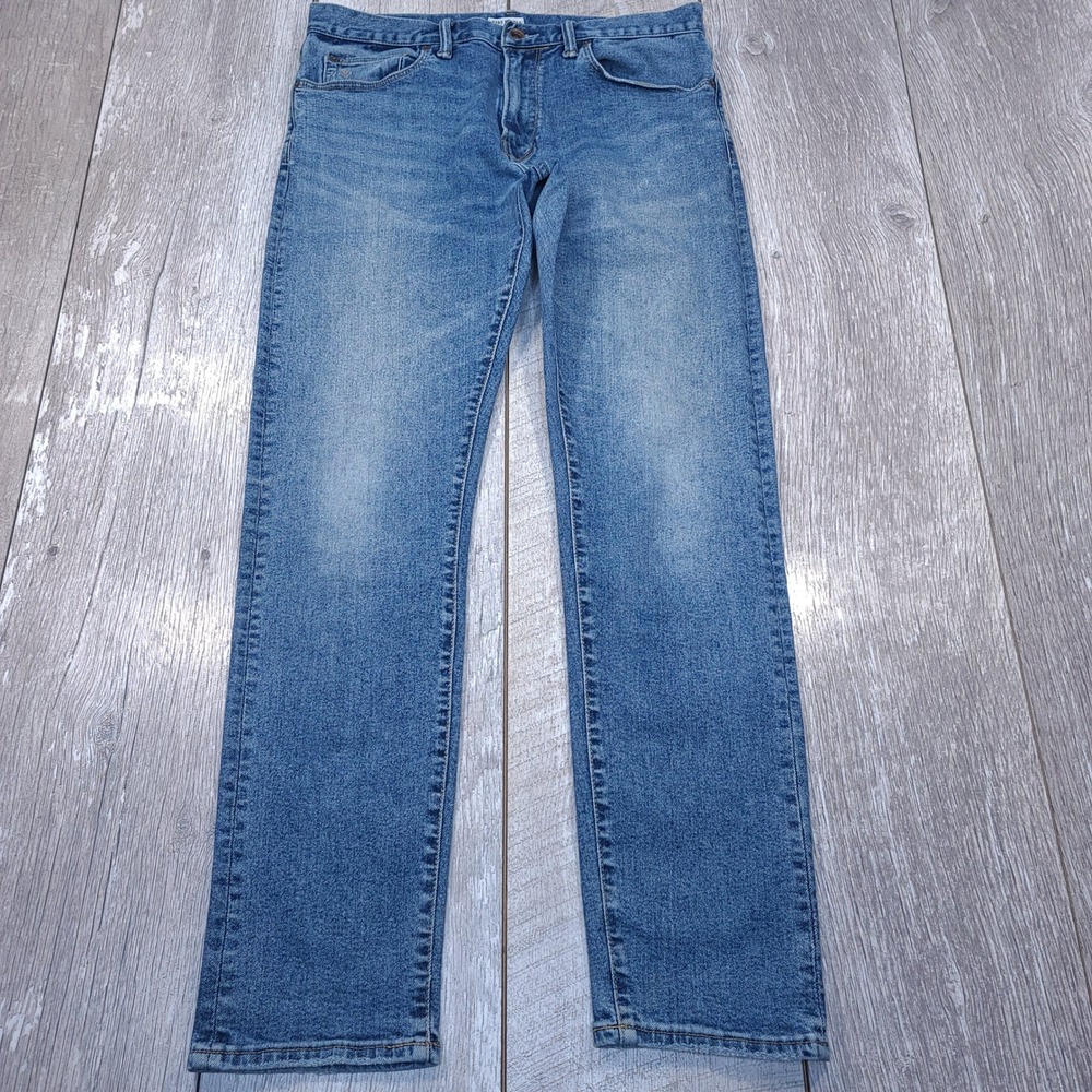 Todd Snyder Jeans Mens 32x32 Blue Slim Fit Stretch 5-Pocket Medium Wash Denim